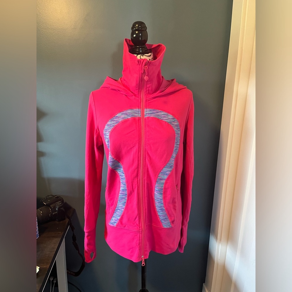 Lululemon Athletica Pink and Blue Hoodie